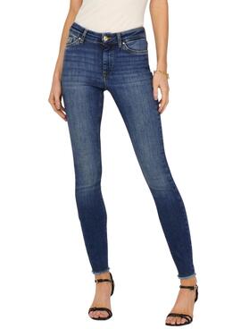 Pantaloni Jeans Only Blush Blu per Donna