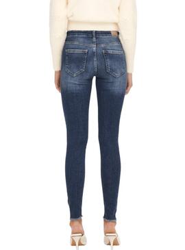 Pantaloni Jeans Only Blush Blu per Donna