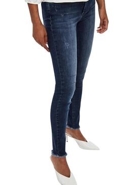 Pantaloni Jeans Only Blush Blu Navy per Donna