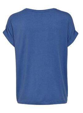 T-Shirt Only Moster Blu per Donna