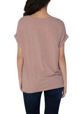 T-Shirt Only Moster Rosa per Donna