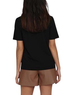 T-Shirt Only Lonely Nero per Donna