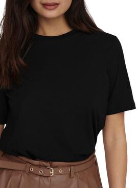 T-Shirt Only Lonely Nero per Donna