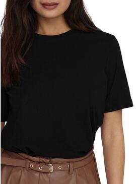 T-Shirt Only Lonely Nero per Donna