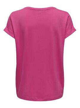 T-Shirt Only Moster Fucsia per Donna