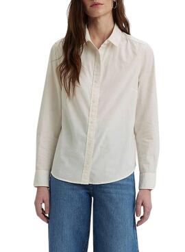 Camicia Levis Classic Bianco per Donna
