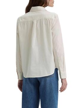 Camicia Levis Classic Bianco per Donna