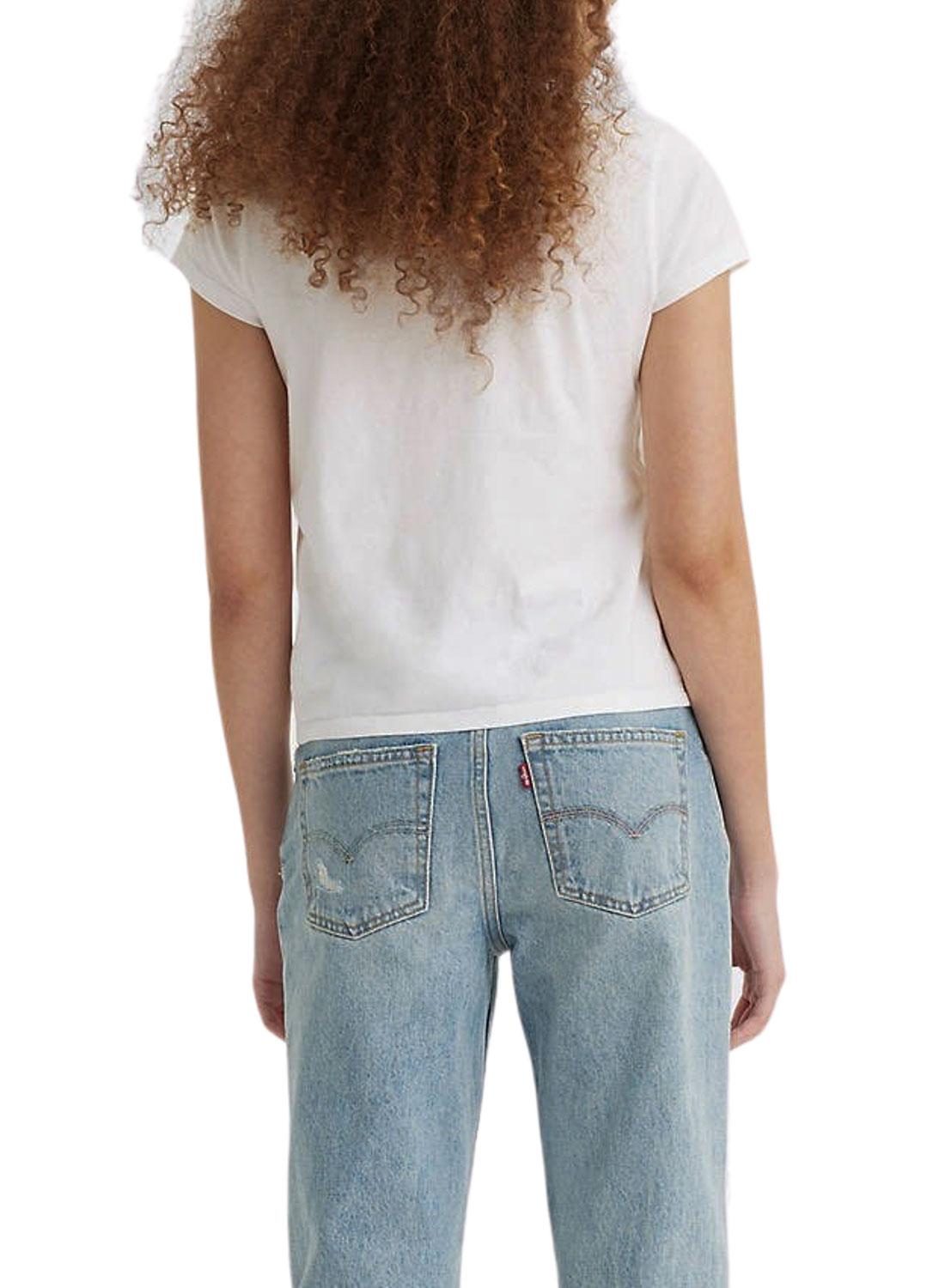 T-Shirt Levis California Bianco per Uomo