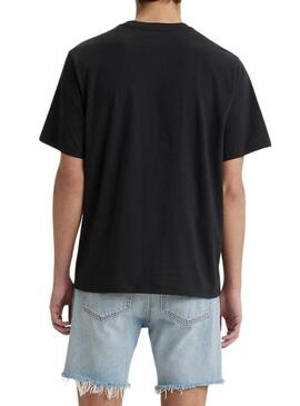 T-Shirt Levis Archival Nero per Uomo