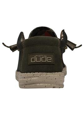 Sneakers Hey Dude Wally Sox Nero per Uomo