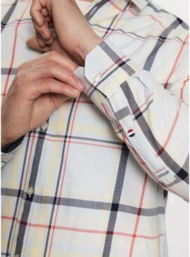 Camicia Tommy Jeans Classic Bianco per Uomo