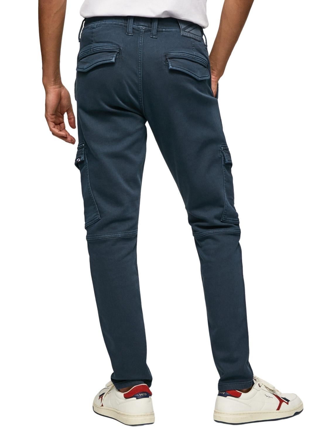 Pantaloni Pepe Jeans Jared Blu Navy per Uomo