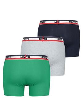 Mutande Levis Sport Verde per Uomo