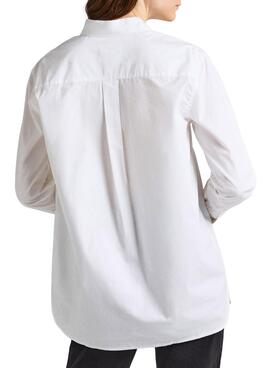 Camicia Pepe Jeans Falana Bianco per Donna