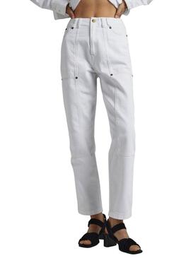 Pantaloni Jeans Pepe Jeans Willow Bianco Donna