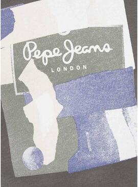 Felpa Pepe Jeans Oldwive Grigio per Uomo