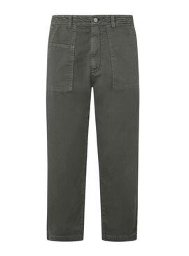 Pantaloni Pepe Jeans Nils Worker Verde per Uomo