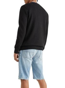 Felpa Tommy Jeans Light Nero per Uomo