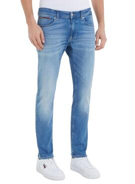 Pantaloni Jeans Tommy Jeans Scanton Blu  Claro