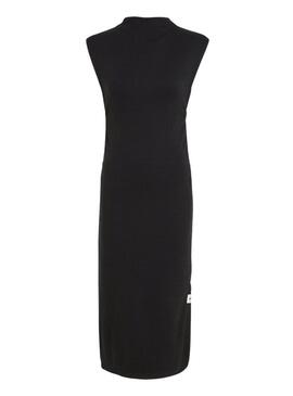 Vestito Calvin Klein Mock Nero per Donna