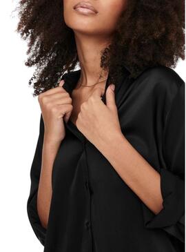 Camicia Only Vittoria Nero per Donna