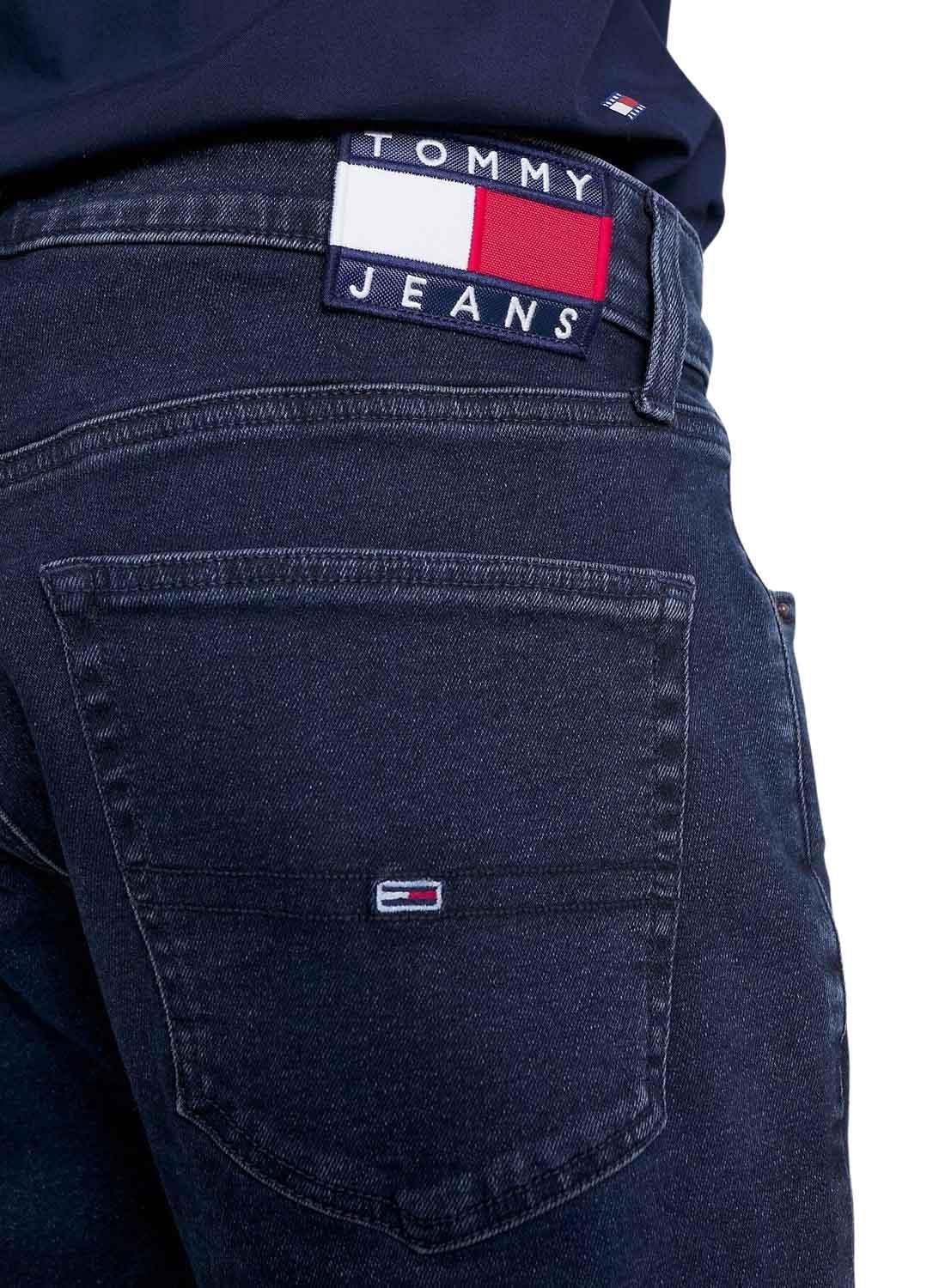 Pantaloni Jeans Tommy Jeans Scanton Blu Navy Uomo