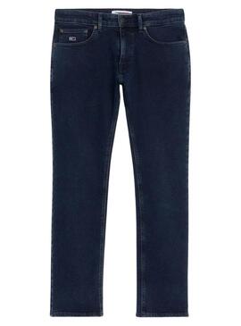 Pantaloni Jeans Tommy Jeans Scanton Blu Navy Uomo