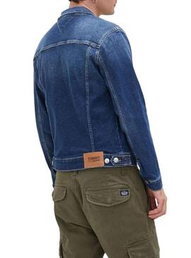 Giubbotto Tommy Hilfiger Denim Blu per Uomo