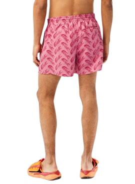 Costume da bagno Lacoste Vintage Rosa per Uomo