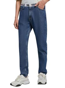 Pantaloni Jeans Tommy Hi Dad liger Blu Uomo