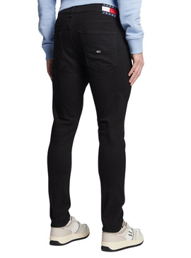 Pantaloni Jeans Tommy Jeans Scanton Nero Uomo