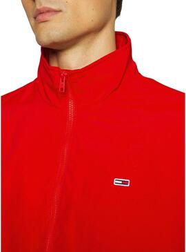 Giacca Tommy Jeans Essential Rosso per Uomo