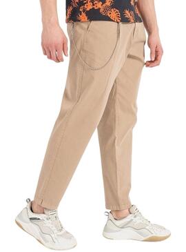 Pantaloni Jack & Jones Bill Freddie Beige Uomo