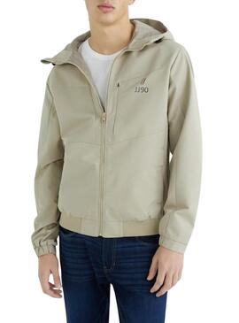 Giacca Jack & Jones Snap Beige per Uomo