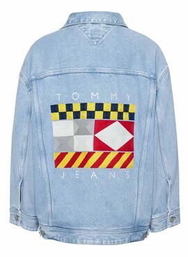 Giacca Denim Tommy Jeans Archive Daisy Over