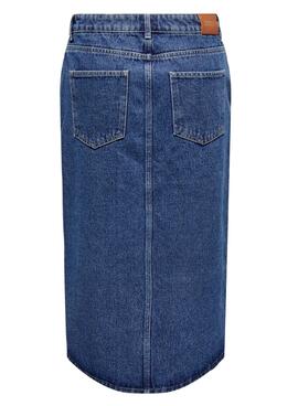 Gonna Denim Only Biamjca Midi Medium Blu Donna