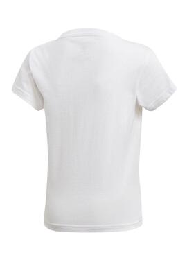 T-Shirt Adidas Trefoil Tee Bianco Bambino Piccolo