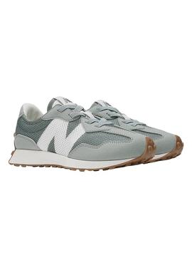 Sneakers New Balance 327 Verde per Bambinos