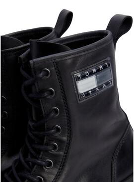 Stivaletto Tommy Jeans Foxing Iel Nero per Donna