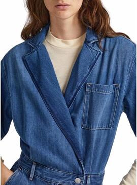 Jumpsuit Largo Pepe Jeans Soleil Denim per Donna