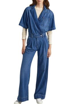 Jumpsuit Largo Pepe Jeans Soleil Denim per Donna