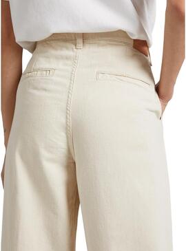 Pantaloni Jeans Pepe Jeans Cecilia Beige Donna