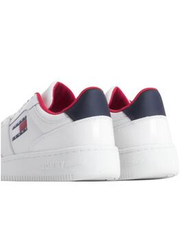 Sneakers Tommy Jeans Retro Basket Bianco Donna