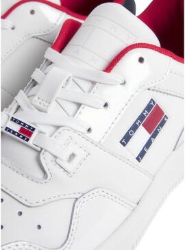 Sneakers Tommy Jeans Retro Basket Bianco Donna