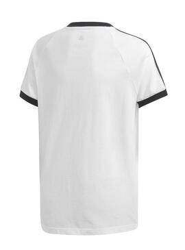 T-Shirt Adidas 3Stripes Tee Bianco Bambinos