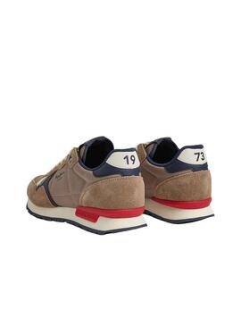 Sneakers Pepe Jeans Brit Heritage Marrone