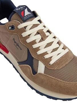 Sneakers Pepe Jeans Brit Heritage Marrone