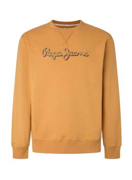 Felpa Pepe Jeans Novità Giallo per Uomo