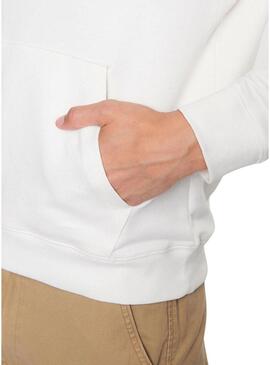 Felpa Pepe Jeans Meier Hoodie Bianco Uomo