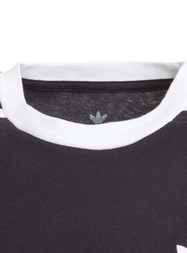 T-Shirt Adidas 3Stripes Nero Tee Bambinos